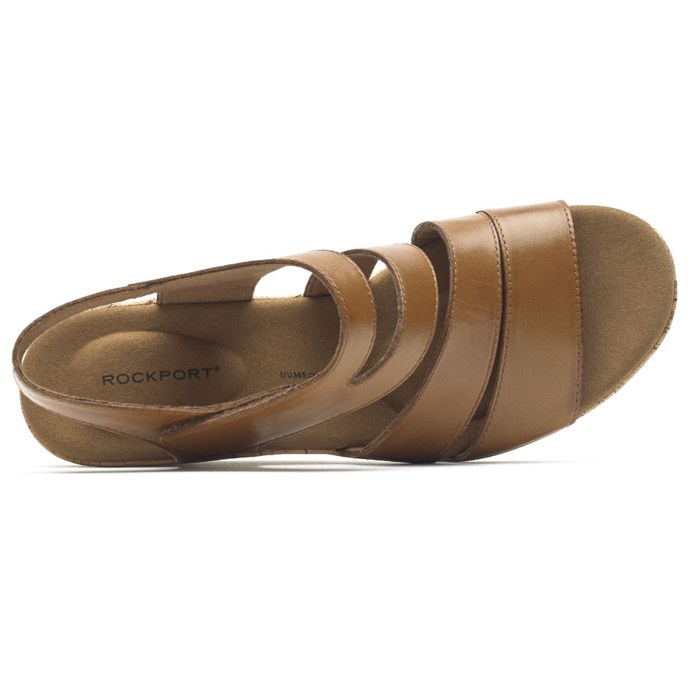 Rockport Sandaler Dam Bruna - Briah Strappy Wedge Comfort - CNMLX8397